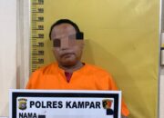 Tak Terima Ditegur Berlanjut Dengan kekerasan, Polres Kampar Tangkap Pelaku Penganiayaan Tetangga