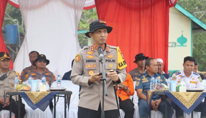 Green Policing Polres Dumai: Mari Tanam  Mangrove, Kita Jaga Bumi