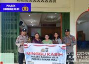 Polsek Rambah Hilir Siap Amankan Ibadah Minggu Kasih