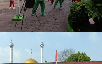 Kegiatan Senam TK ridha Bersama Bunda Paud