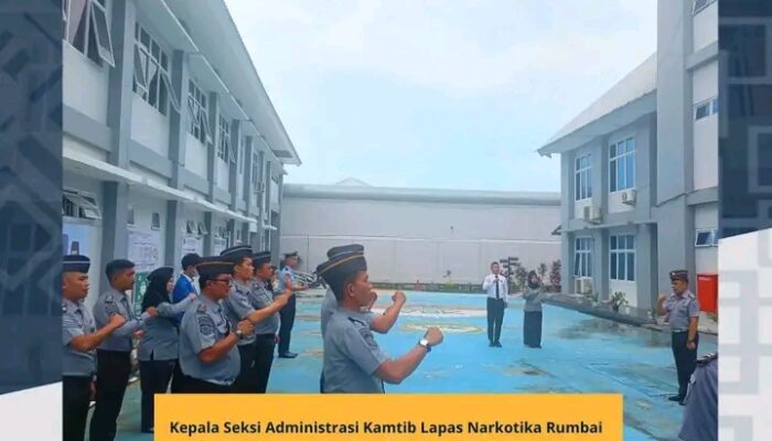Kasi Administrasi Kamtib Lapas Narkotika Rumbai Ingatkan Jajaran Soal 17 Agustus Dan Jadwal Baru Layanan Kunjungan