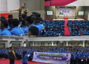 Aksi Nyata! Ribuan Mahasiswa PCR Deklarasi Anti Narkoba Bersama BNNK Pekanbaru