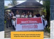 Semangat Menyambut Hut RI Ke-80 , Lapas Narkotika Rumbai Tebar Kebaikan Lewat Baksos
