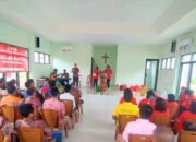 Kebersamaan Dalam iman, WBP Lapas Narkotika Rumbai Beribadah Bersama Gereja Kristus Raja Dan WKRI