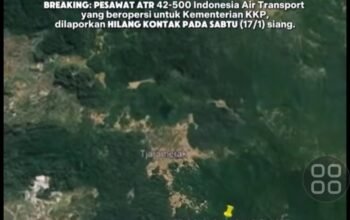 Pesawat ATR 42-500 Indonesia Air Transport Hilang Kontak di Maros