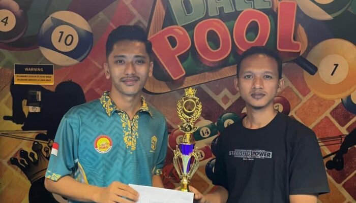 Iseng Berbuah Prestasi, Arlan Meraih Juara 1 Turnamen Biliar