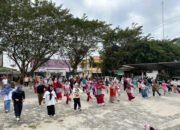 Terobosan Baru, OPD di Eks Kantor Bupati Kampar Gelar Senam Bersama