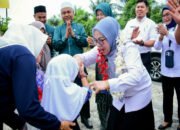 Lounching TV Pintar dan Terima Pembangunan Labor, Ruang kelas dan Toilet di SKB Kampar, Wabup Misharti sangat mengapresiasi Pemerintah Pusat Tingkatkan SDM Kampar