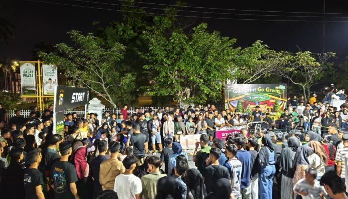 Membludak di Seri III, Go Sprint Go Green Ditlantas Polda Riau Jadi Magnet Generasi Muda Pekanbaru
