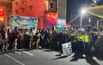 Jelang Idul Fitri 1447 H, Polres Rohil Hadirkan Fun Night Run Bernuansa Edukatif dan Humanis
