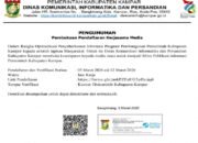 Diskominfo Kampar Buka Pendaftaran Kerja Sama Media Tahun 2026