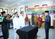 Lantik 2 Penjabat Kepala Desa dan 1 Pjs Kepala Desa, Pj Sekda Kampar Tegaskan Buatlah kegiatan yang Langsung Dirasakan Oleh Masyarakat.