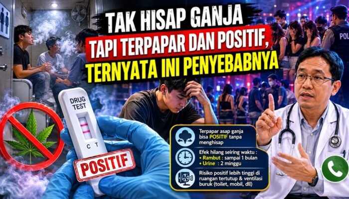dr Indra Yopi Ungkap Fakta Paparan Asap Ganja Pasif Bisa Buat Tes Narkoba Positif