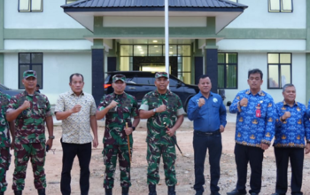 Bupati Kuansing dan Danrem 031/Wirabima Tinjau Progres Pembangunan Makodim Baru