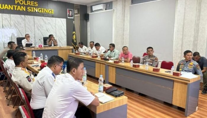 Polri, TNI, dan Pemkab Kuansing Satukan Langkah Sambut MTQ dan Pacu Jalur