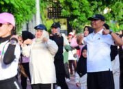 Bupati Kasmarni Berbaur Bersama Masyarakat, Senam dan Cek Kesehatan Meriahkan Hari Jadi ke-514 Bengkalis