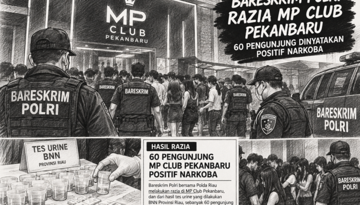 Bareskrim Polri Sergap Mp Club, 60 Pengunjung Dinyatakan Positif Narkoba!!